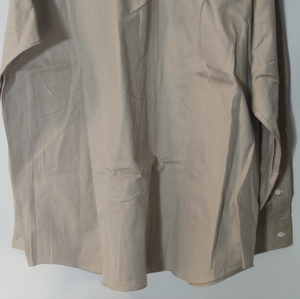 Polo Ralph Lauren XXL Whitfield Khaki Cotton Button Down Quiet Luxury Classic - Picture 6 of 8